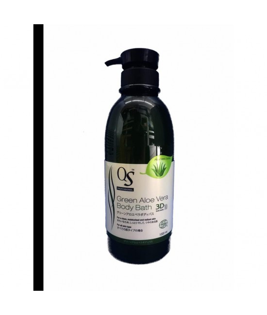 QS 3D 10 GREEN ALOE VERA BODY BATH-1000ML